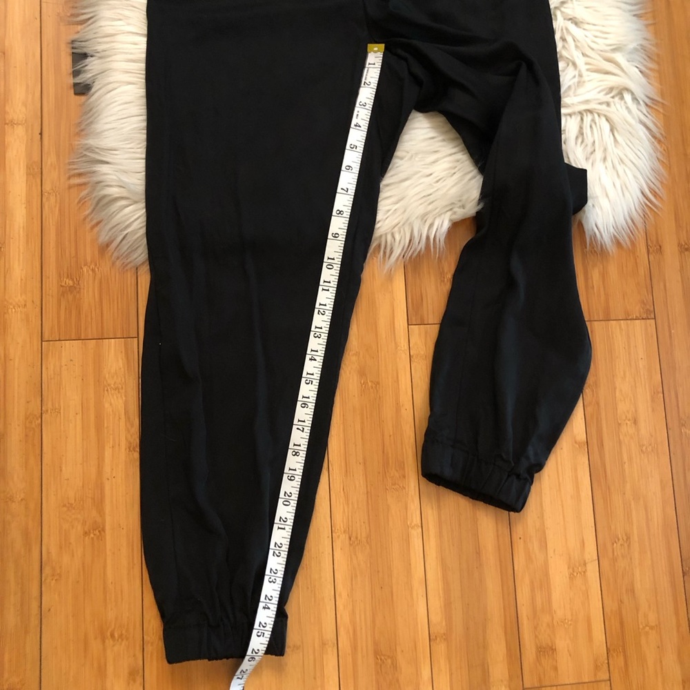 Banana Republic Tencel Black Tapered Leg Long Sleeves Utility Flight Jumpsuit 4 - Picture 16 of 16
